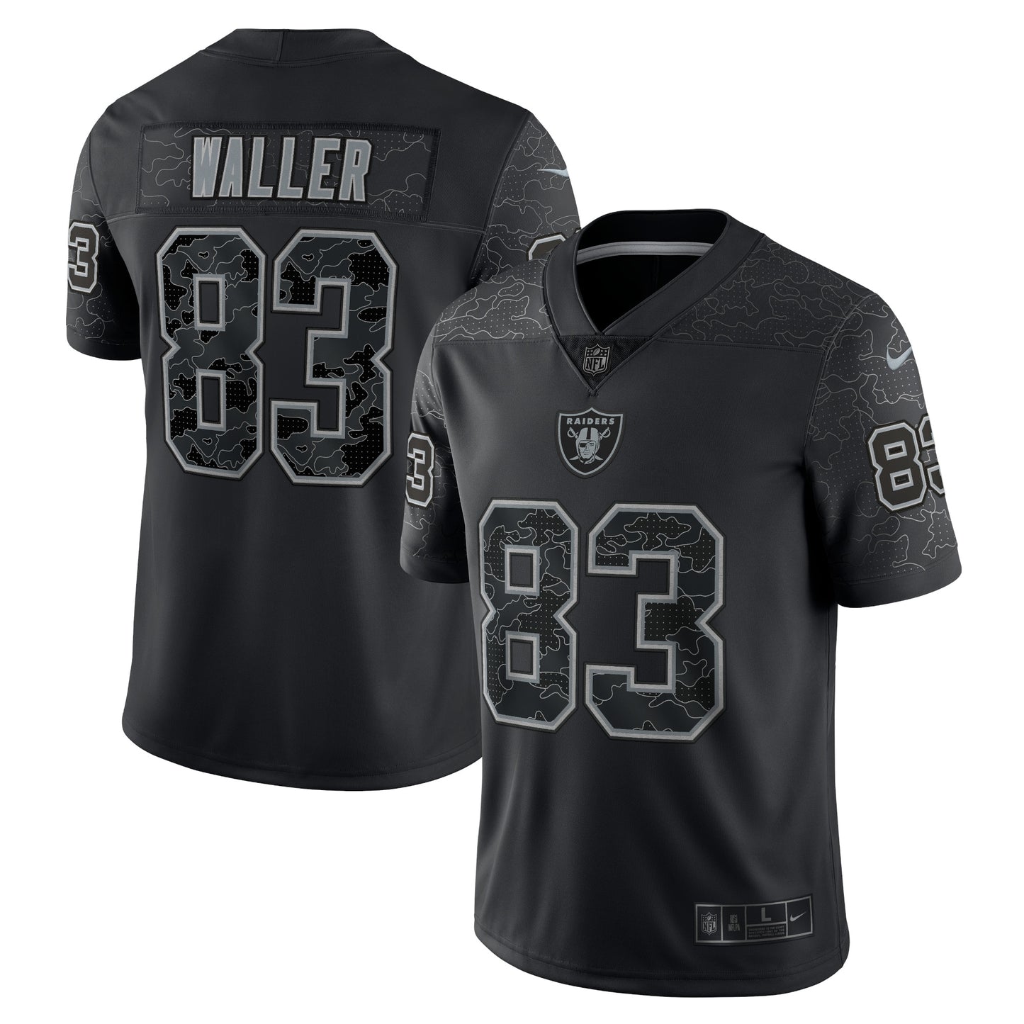 Darren Waller Las Vegas Raiders Nike RFLCTV Limited Jersey - Black