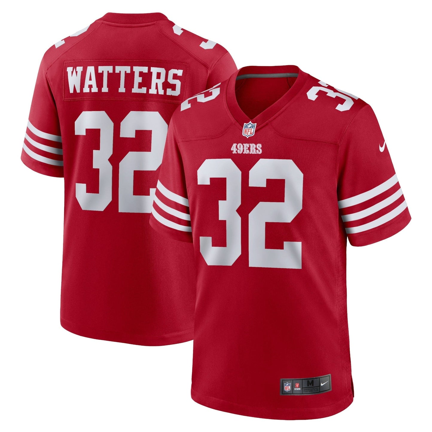 Men's Nike Ricky Watters Scarlet San Francisco 49ers Retired Player Game Jersey