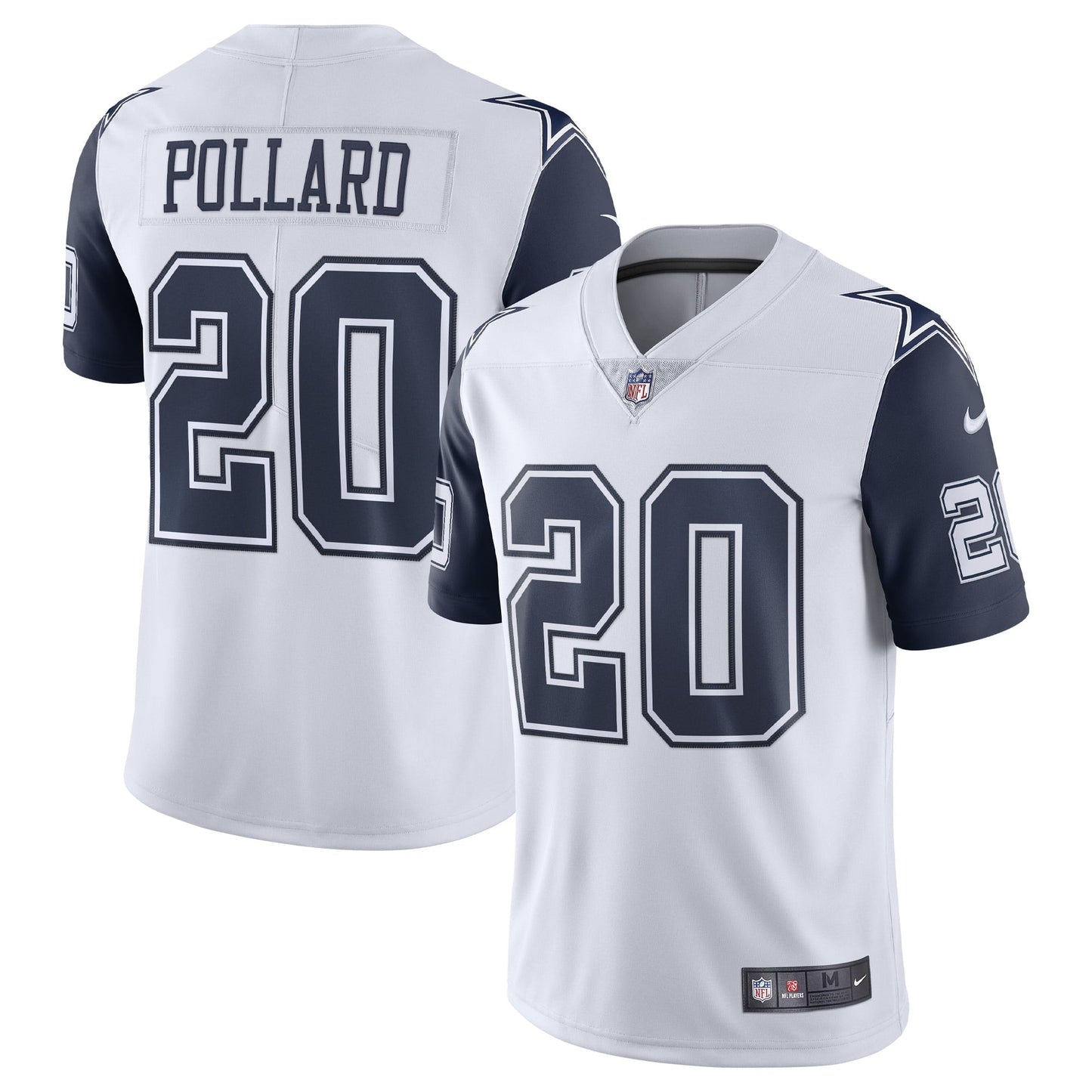 Men's Nike Tony Pollard White Dallas Cowboys Vapor Limited Jersey