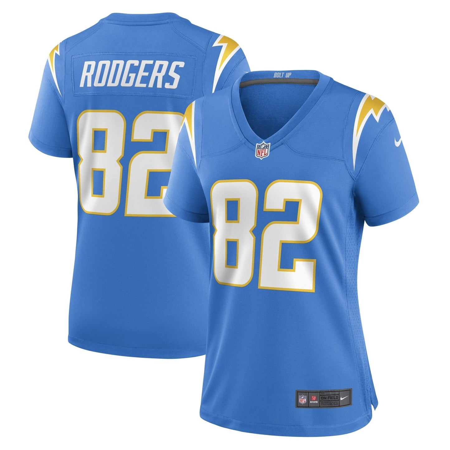 Women's Nike Richard Rodgers Powder Blue Los Angeles Chargers Game Player Jersey