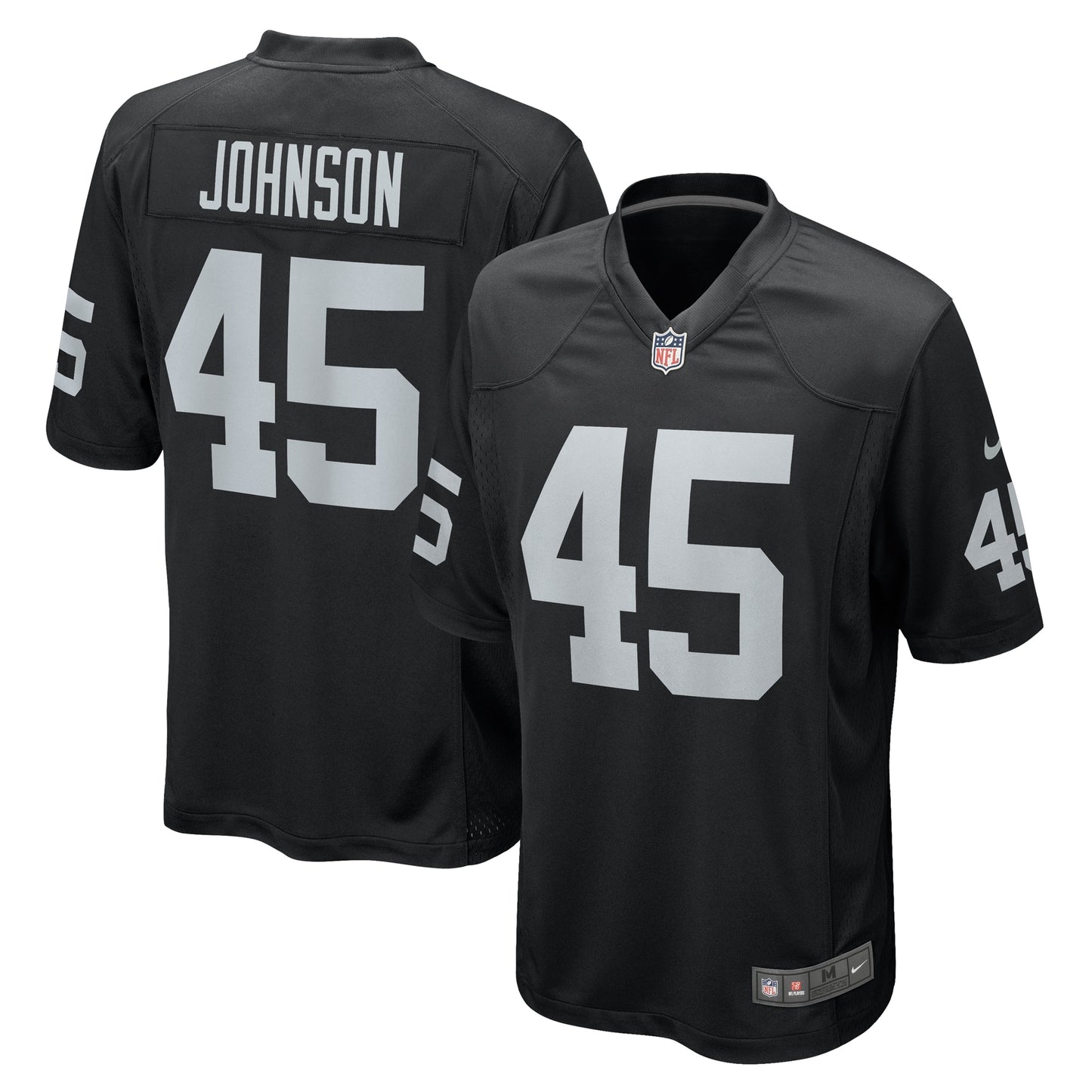 Jaquan Johnson Las Vegas Raiders Nike Game Player Jersey - Black