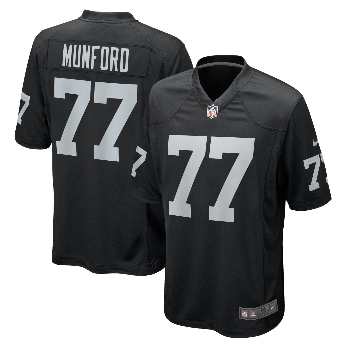 Thayer Munford Jr. Las Vegas Raiders Nike Team Game Jersey -  Black