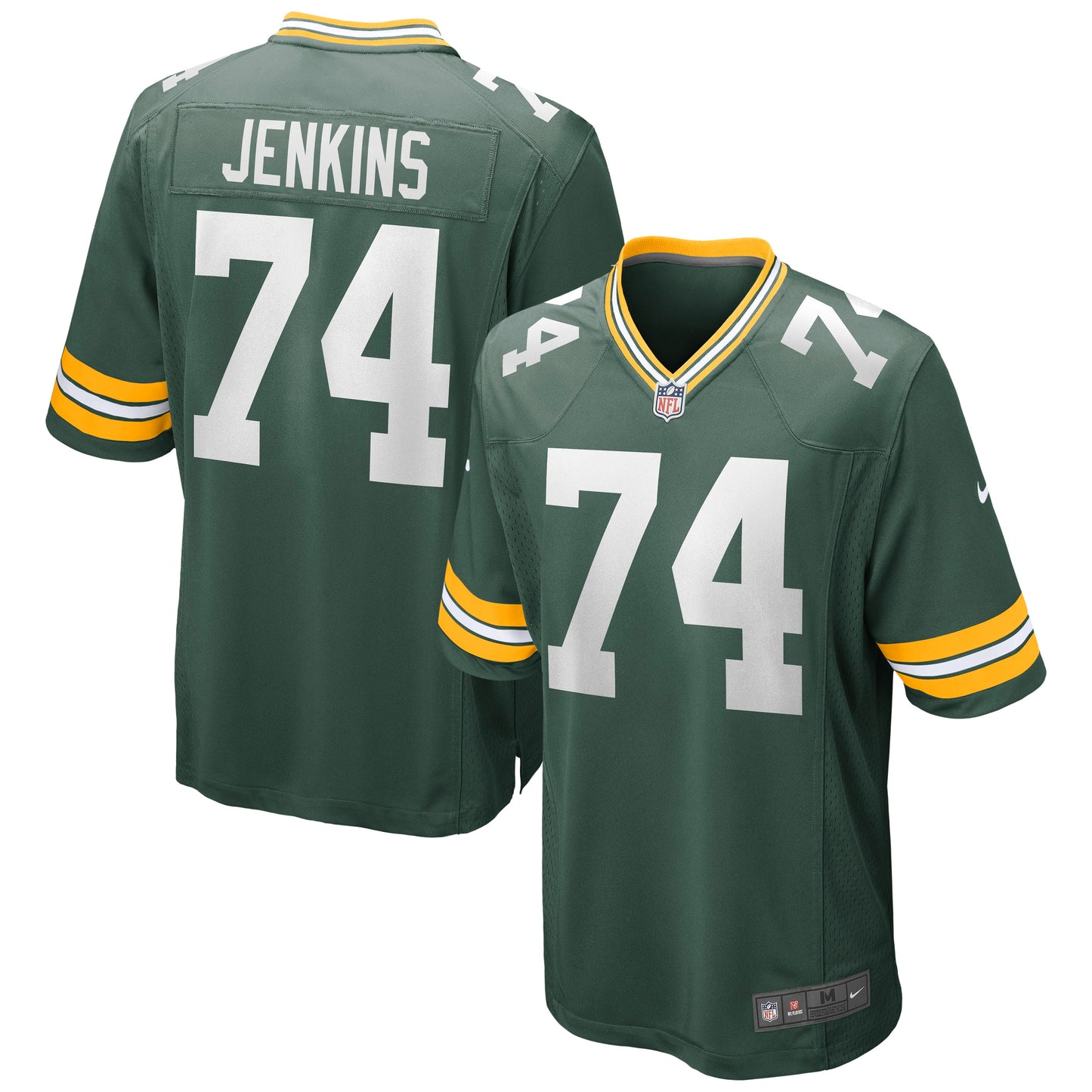 Elgton Jenkins Green Bay Packers Nike Game Jersey - Green