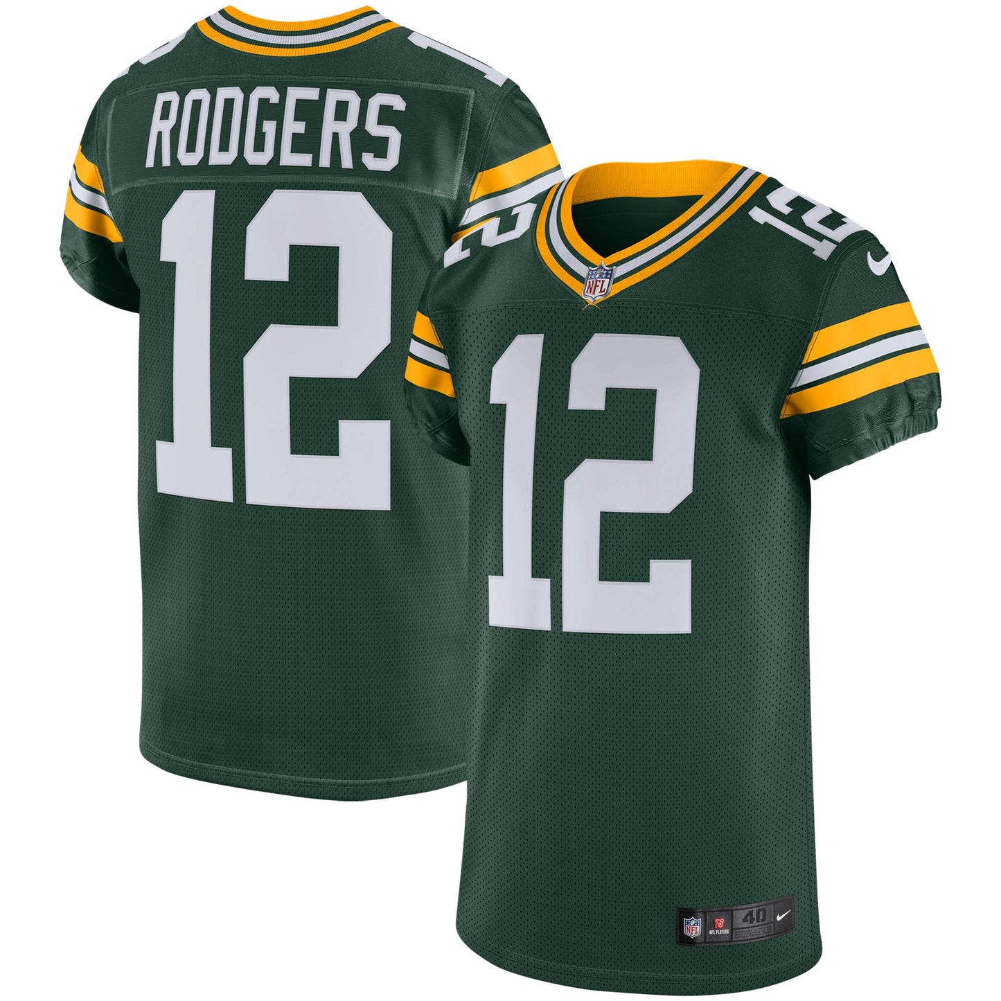 Aaron Rodgers Green Bay Packers Nike Vapor Elite Jersey - Green
